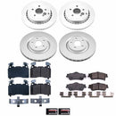 PowerStop Genuine Geomet Coated Rotor and Low-Dust Ceramic Brake Pad Kit