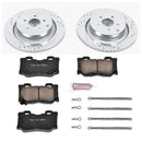 PowerStop Z23 Daily Driver Carbon-Fiber Ceramic Brake Pad and Drilled & Slotted