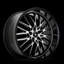 17x8 Konig Lace Black Wheel/Rim 5x112 5-112 17-8 ET45