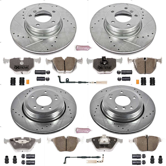 PowerStop Z26 Street Performance Ceramic Brake Pad and Drilled & Slotted Rotor K