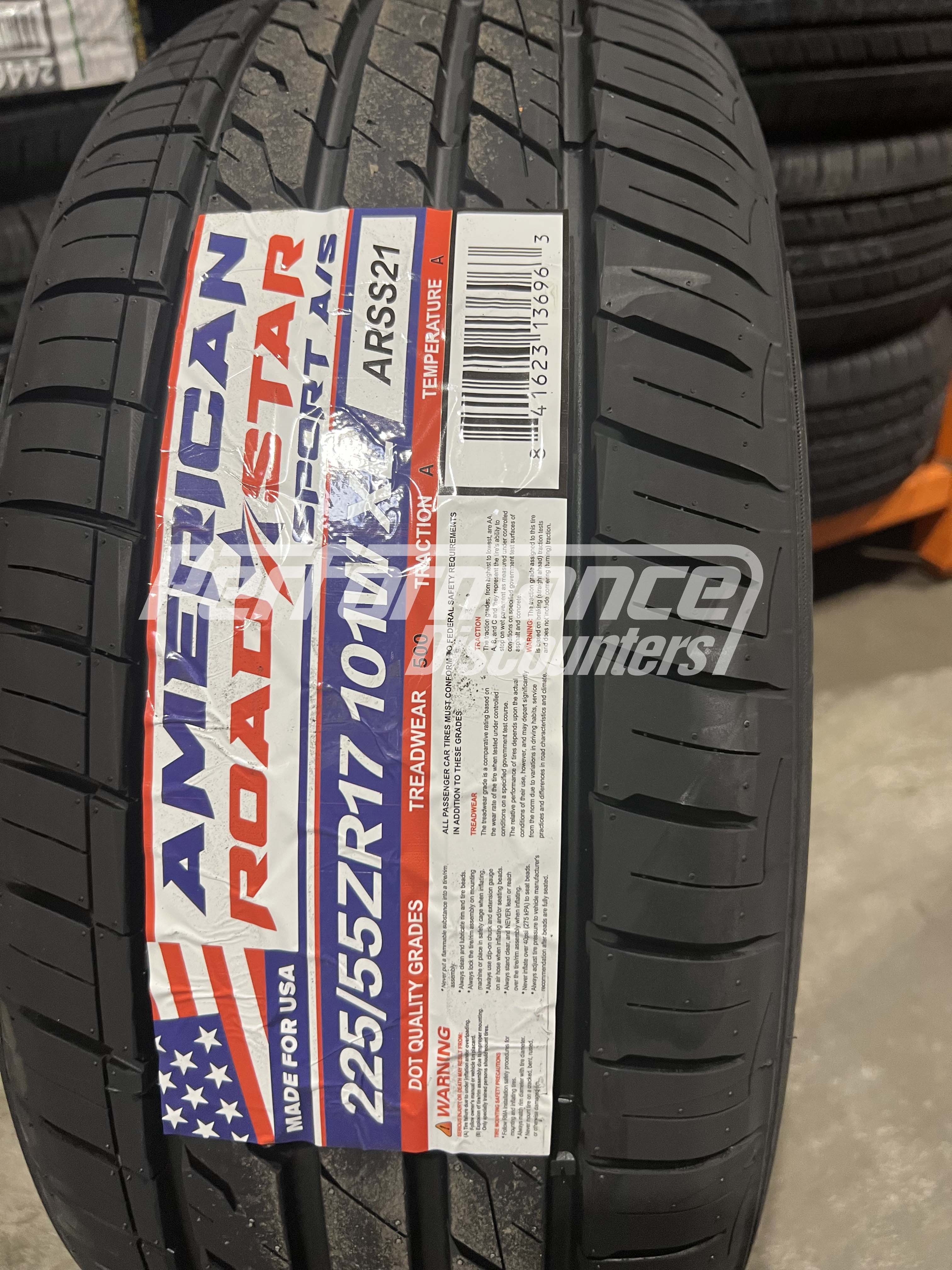 American Roadstar Sport AS Tire(s) 225/55R17 101W SL BSW 225 55 17 2255517