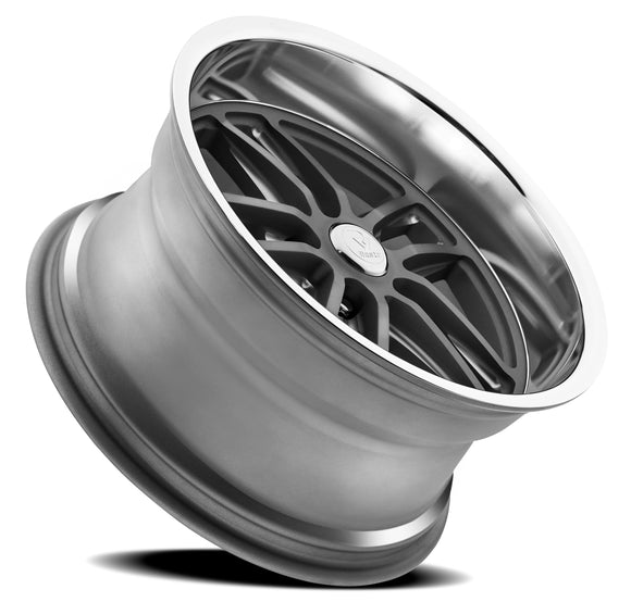 20x8 Resto Maverick Gun Metal Diamond Cut Lip 5x114.3 ET1 CB72.69 Wheel