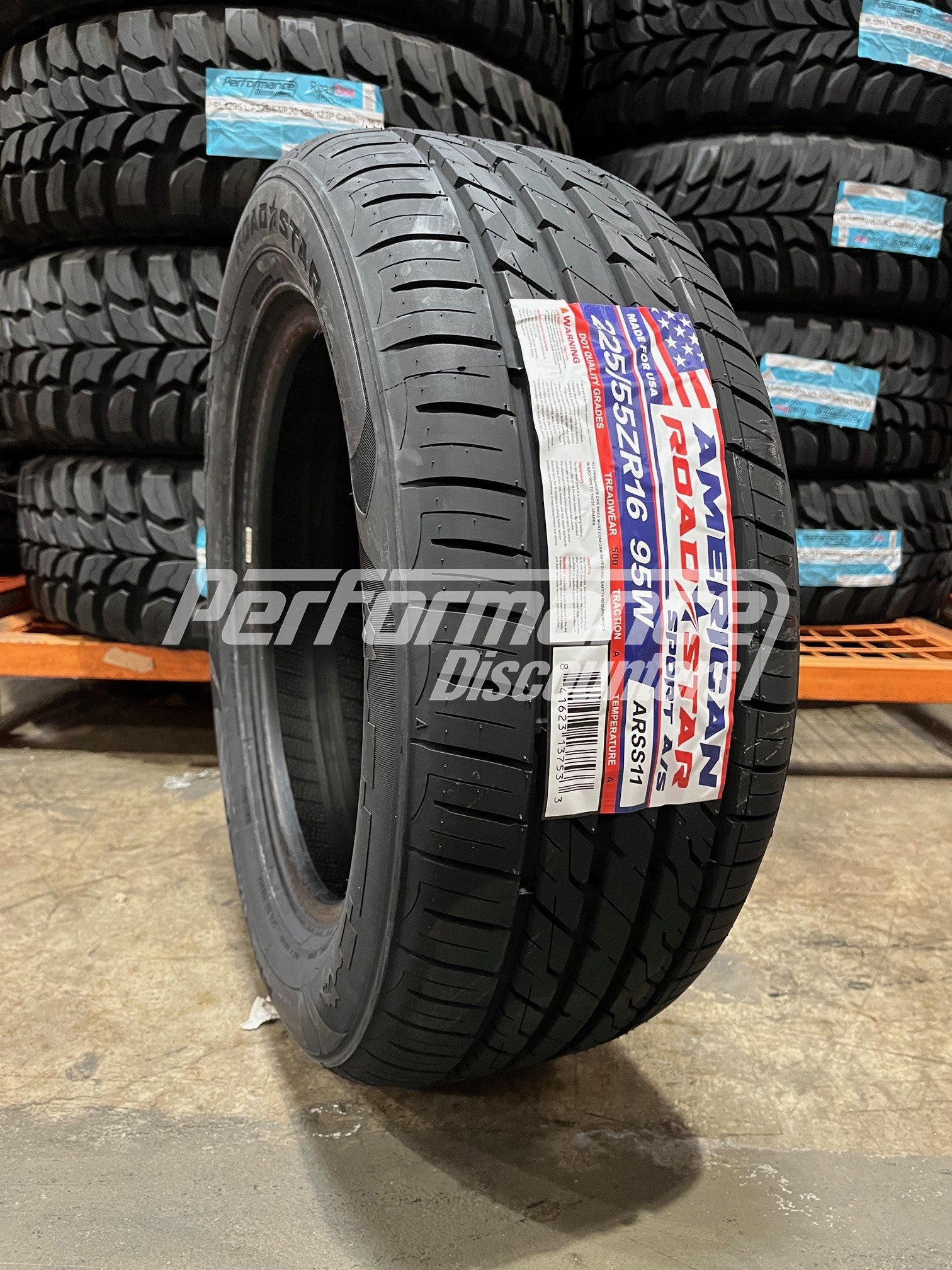 American Roadstar Sport A/S Tire(s) 225/55R16 95W SL BSW 225 55 16 2255516