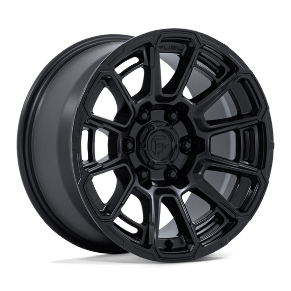 17x9 Fuel FC910 Foxhound Blackout 6x139.7 ET1 CB106.1 Wheel Rim