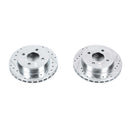 PowerStop Evolution Drilled Slotted Rotors Pair Rear For Ford Thunderbird