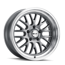 20x8.5 Ridler 607 Grey With Machined Lip 5x120.65 ET0 wheel rim