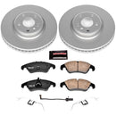 PowerStop Genuine Geomet Coated Rotor and Carbon-Fiber Ceramic Brake Pad Kit