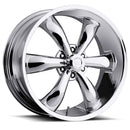 22x9.5 Vision 142 Legend 5/6 Chrome Wheel 6x135 ET30 CB87.1