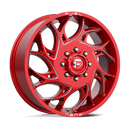 22x8.25 Fuel Off-Road D742 Runner Candy Red Milled 8x165.1 ET105 CB121.5 Wheel