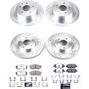 PowerStop Z26 Street Performance Ceramic Brake Pad and Drilled & Slotted Rotor K