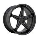 19X9.5 TSW LAUNCH Matte Black With Gloss Black Lip 5X120 ET40 wheel/rim-3