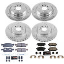 PowerStop Z23 Daily Driver Carbon-Fiber Ceramic Brake Pad and Drilled & Slotted