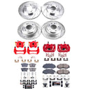PowerStop Z23 Daily Driver Carbon-Fiber Ceramic Pads Drilled & Slotted Rotor & C