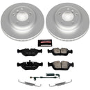 PowerStop Genuine Geomet Coated Rotor and Carbon-Fiber Ceramic Brake Pad Kit
