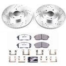 PowerStop Z26 Street Performance Ceramic Brake Pad and Drilled & Slotted Rotor K