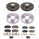 PowerStop OE Stock Replacement Low-Dust Ceramic Brake Pad and Rotor Kit