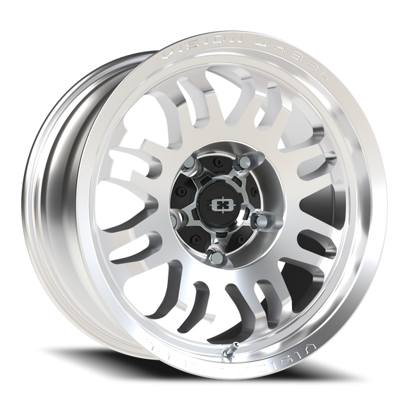 17x8.5 Vision 409 Inferno Milled Machine Face 5x150 ET0 Wheel Rim