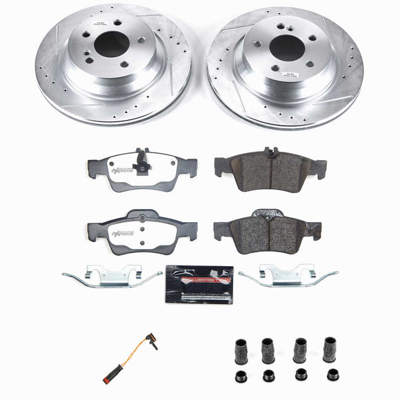 Z26 Street Performance Ceramic Brake Pad and Drilled & Slotted Rotor Kit