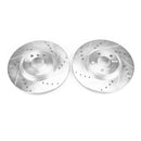 PowerStop Evolution Drilled Slotted Rotors Pair Front For BMW X1