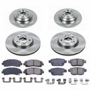 PowerStop OE Stock Replacement Low-Dust Ceramic Brake Pad and Rotor Kit