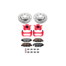 PowerStop Z36 Truck and SUV Ceramic Brake Pad, Drilled & Slotted Rotor, and Cali