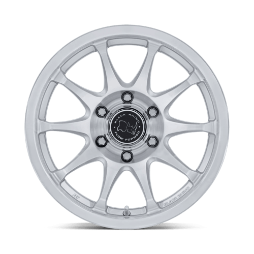 17x8.5 Black Rhino BR038 Ronin Gloss Silver Machined Face 6x135 ET0 Wheel