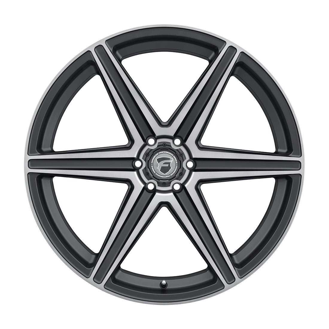 24x10 Forgestar X6 Black Machined Dark Tint 6x139.7 6x5.5 ET25 Wheel Rim - 0