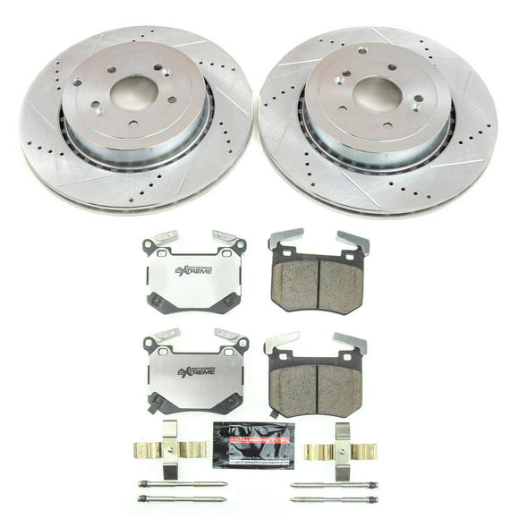 PowerStop Z26 Street Performance Ceramic Brake Pad and Drilled & Slotted Rotor K