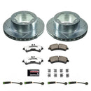 PowerStop Z36 Carbon-Fiber Ceramic Brake Pad with Drilled and Slotted Rotor Kit