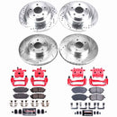 PowerStop Z23 Daily Driver Carbon-Fiber Ceramic Pads Drilled & Slotted Rotor & C