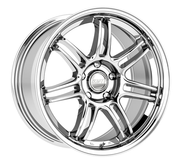 18x10.5 Kansei K17X Seven Chrome 5x114.3 ET12 CB73.1 Wheel