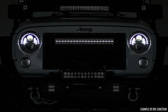 Rough Country Black Series LED Light 12" Dual Row White DRL