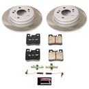 PowerStop Semi-Coated Rotor and Low-Dust Ceramic Brake Pad Kit