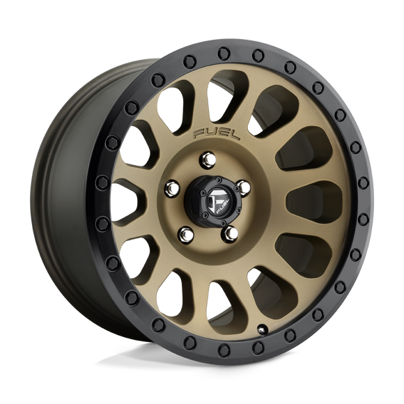 17X9 Fuel D600 Vector Matte Bronze Black Bead Ring 5X127 ET-12 wheel/rim