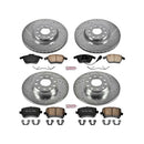 PowerStop Z23 Daily Driver Carbon-Fiber Ceramic Brake Pad and Drilled & Slotted