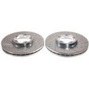 PowerStop Evolution Drilled Slotted Rotors Pair Front For Ford Transit-150