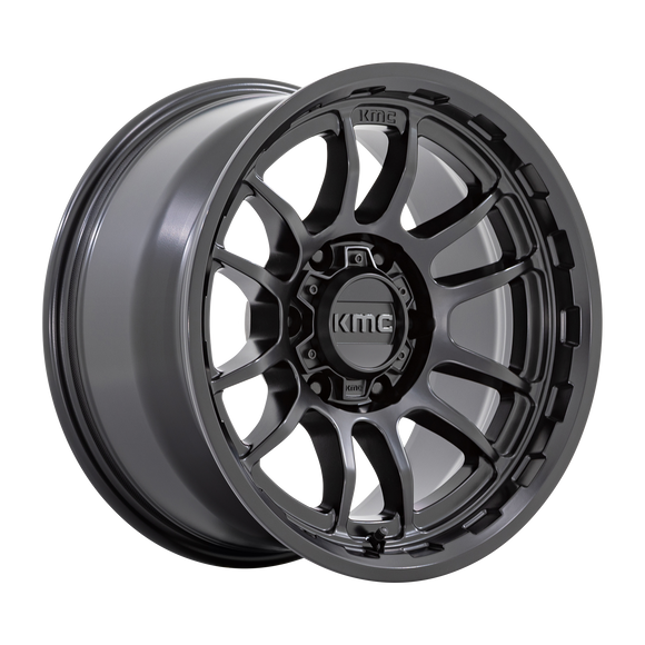 17X8.5 KMC KM727 WRATH Satin Black 5X127 ET0 wheel/rim