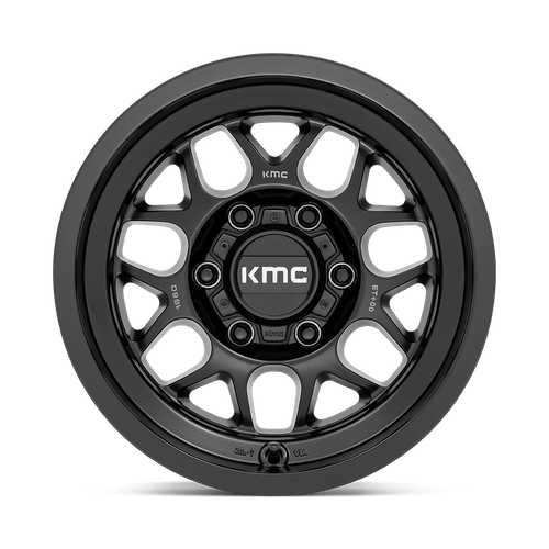 16X8 KMC KM725 TERRA Satin Black 6X139.7 ET0 wheel/rim