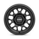 16X8 KMC KM725 TERRA Satin Black 6X139.7 ET0 wheel/rim