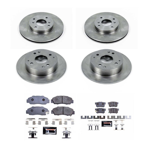 PowerStop Track Day High-Performance Brake Pad and Rotor Kit