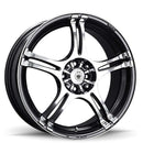 13x5.5 Konig Incident Graphite Machined 4x100 4x114.3 4x4.5 ET38 Wheel Rim-1