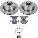 PowerStop OE Stock Replacement Low-Dust Ceramic Brake Pad and Rotor Kit