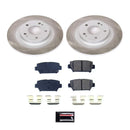 PowerStop Semi-Coated Rotor and Low-Dust Ceramic Brake Pad Kit