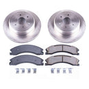 PowerStop OE Stock Replacement Low-Dust Ceramic Brake Pad and Rotor Kit