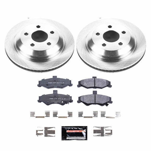 PowerStop Track Day High-Performance Brake Pad and Rotor Kit