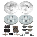 PowerStop Z23 Daily Driver Carbon-Fiber Ceramic Brake Pad and Drilled & Slotted