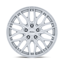 17x8 Petrol PE004 P3E Machined Brushed Gloss Silver 5x112 ET40 CB66.56 Wheel Rim