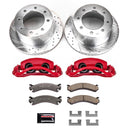 PowerStop Z36 Truck and SUV Ceramic Brake Pad, Drilled & Slotted Rotor, and Cali