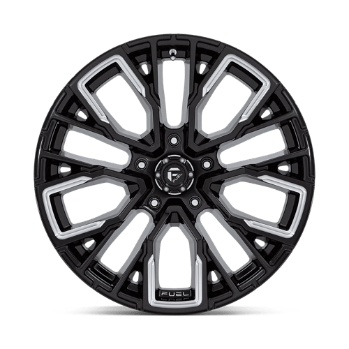 20x10 Fuel Off-Road D849 Rebar Black 5x139.7 ET-18 CB78.1 Wheel Rim