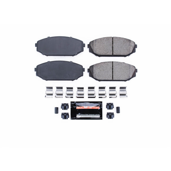 PowerStop Z23 Evolution Sport Carbon-Fiber Brake Pads With Hardware